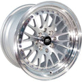 MT10 15x8 +25mm 4x100/4x114.3mm Silver Machined Face