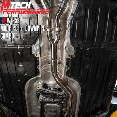S58 Downpipe and Midpipe Bundle