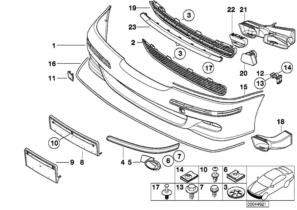 Front Bumper Cover, Primered