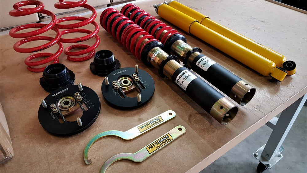 Coilover Kit with Twin-Tube Shock Absorbers and Eibach