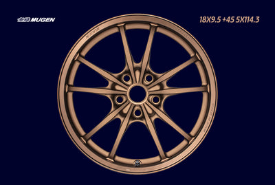 MF10 18x9.5 +45 5x114.3 Bronze Anodized Wheel