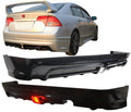 RR Style Rear Bumper Lip w/ Red LED 3rd Brake Light