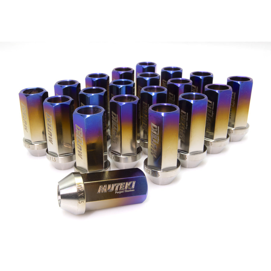 Titanium Alloy Open-Ended Lug Nut Set