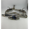 Cat-Back Exhaust System w/ Burnt Blue Titanium Tips