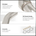 Cat-Back Exhaust System, 4.5-Inch Tip, 2.5-3.0 Inch Piping