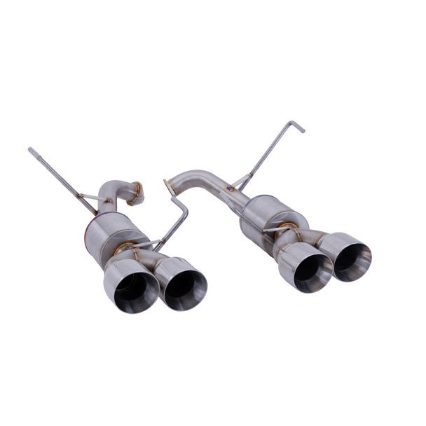 Axle-Back Exhaust, 5-Inch Mufflers, 4-Inch Quad Tips