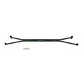 Twin-Tube Cold Rolled Steel Exhaust Pipe, Wrinkle-Black