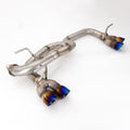 Quad-Exit 3-Inch Double-Wall Neochrome Axleback Muffler Delete