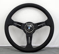 Deep Corn 330mm Black Perforated Leather Steering Wheel