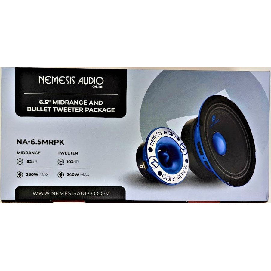6.5-Inch Midrange and Bullet Tweeter Speaker Package