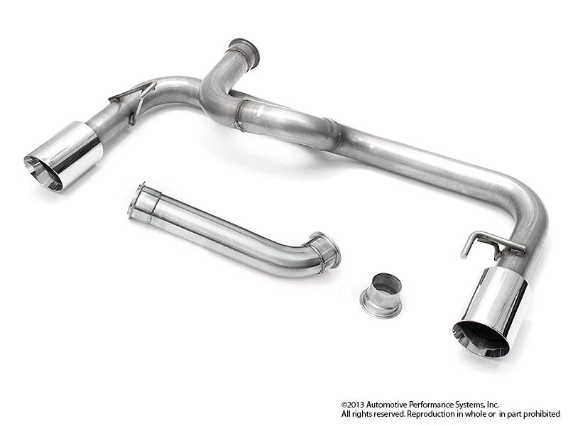 Race Axle-Back Exhaust System, 2.5-Inch Stainless Steel