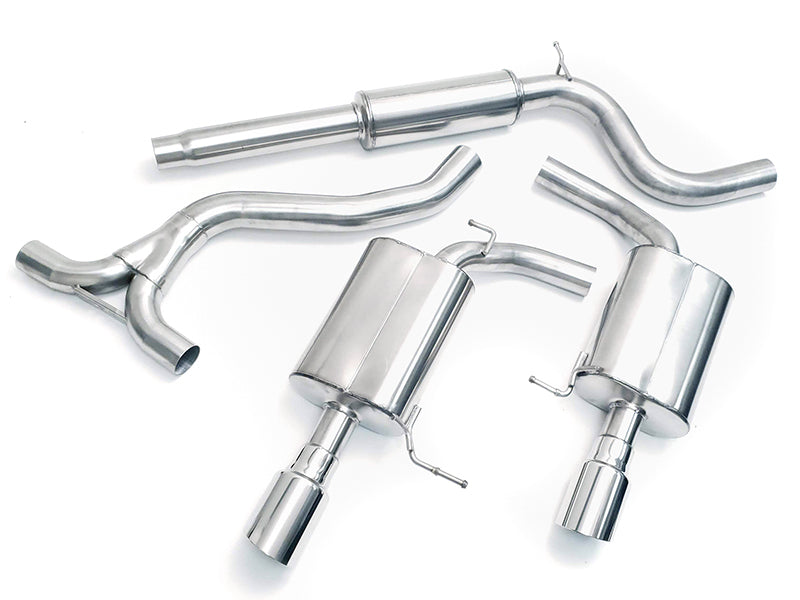 T304 Stainless Steel Mandrel-Bent Cat-Back Exhaust System