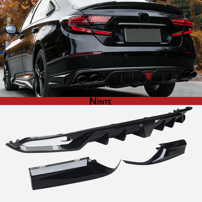 Rear Diffuser w/ LED Brake Light and Corner Apron Spats