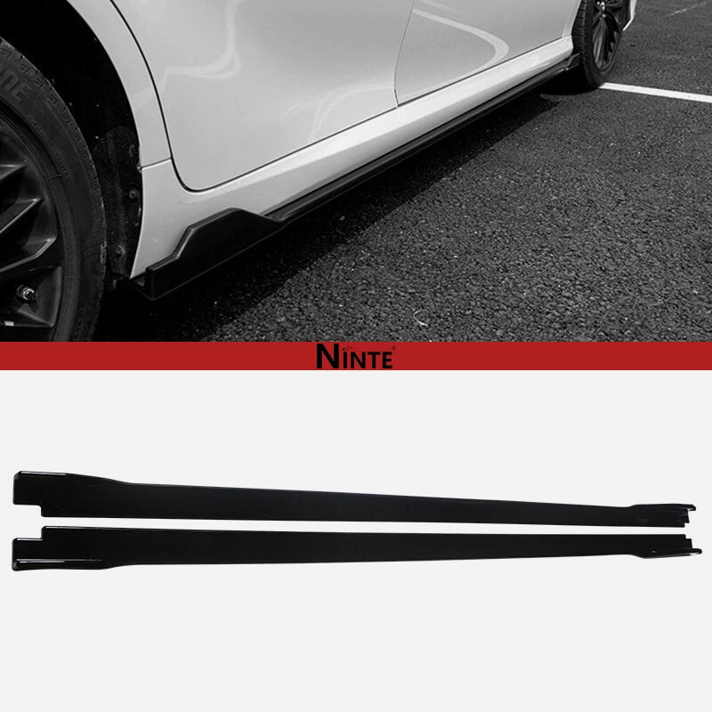 Gloss Black ABS Rocker Panel Extensions