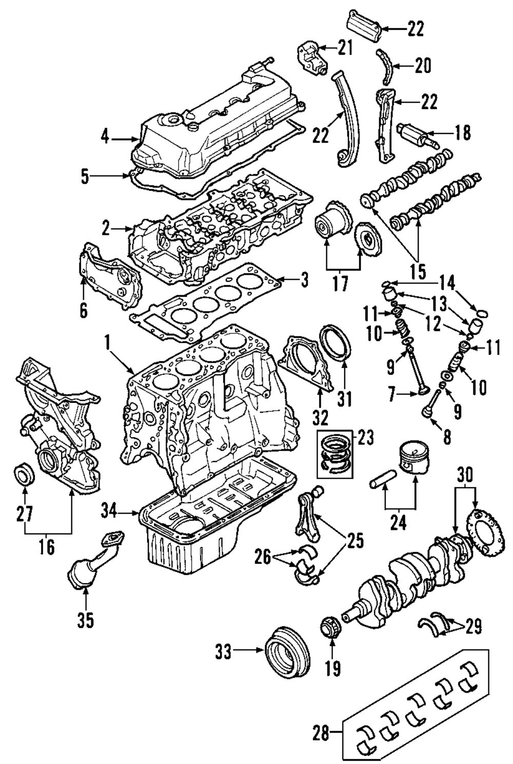 Nissan Camshaft Assembly