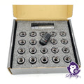 Forged Steel Open End Tuner Lug Nut Kit, M12x1.25, 38mm