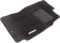 Carpet Floor Mat Set with Aluminum Logo Plate