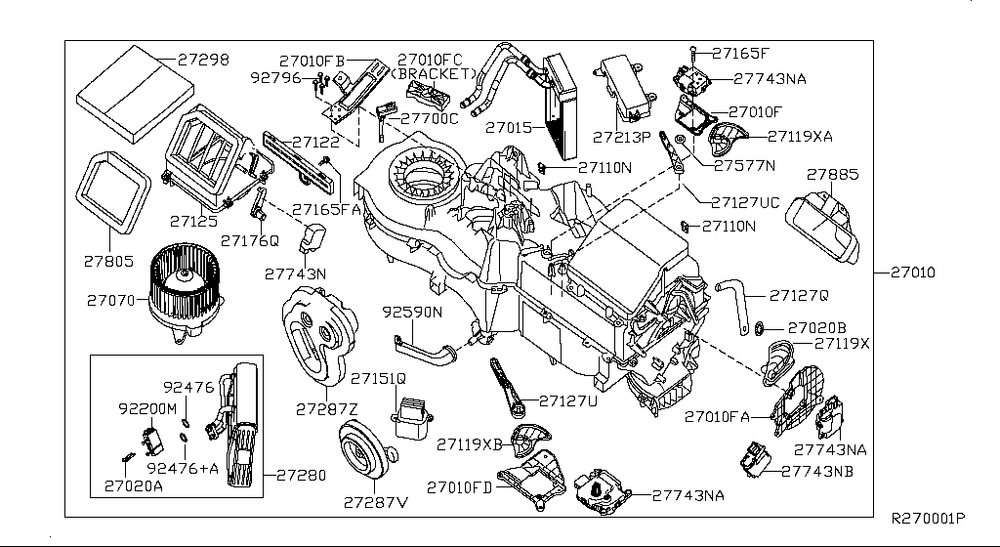Case Assembly Duct