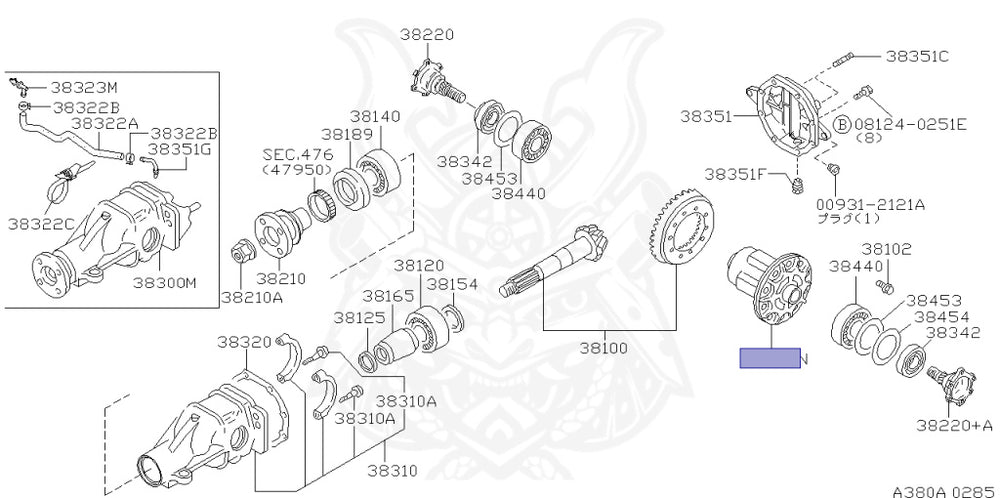 Silvia S15 Skyline R34 Mechanical Limited-Slip Differential