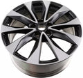 19x8.5 10-Spoke Charcoal Machined Wheel