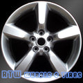 18x8.5 5-Spoke Rear Wheel, Hyper Silver