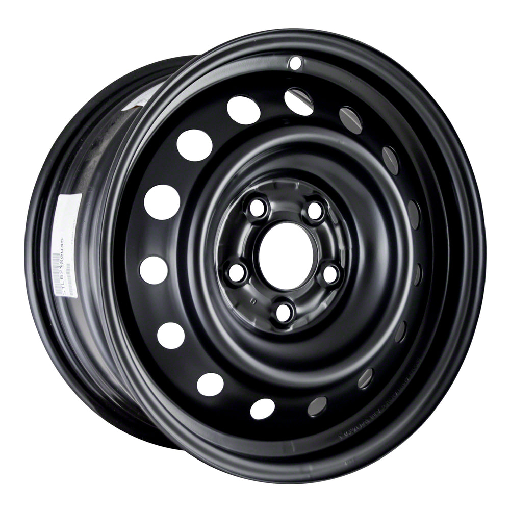 16x7 Black 15-Hole Steel Alloy Wheel
