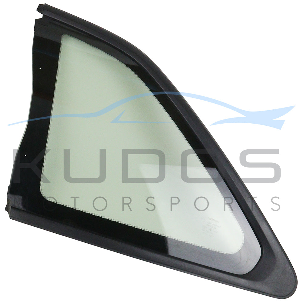 Passenger-Side Rear Quarter Window Glass Assembly