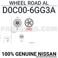 19x9 5 Double Spoke Aluminum Wheel