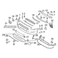 Front Tow Eye Bumper Bracket Cover
