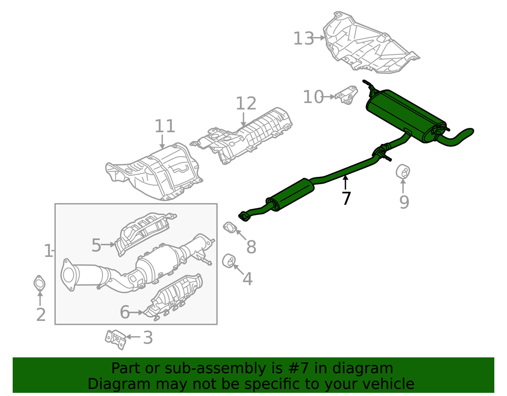 Muffler Assembly-Exhaust,Main