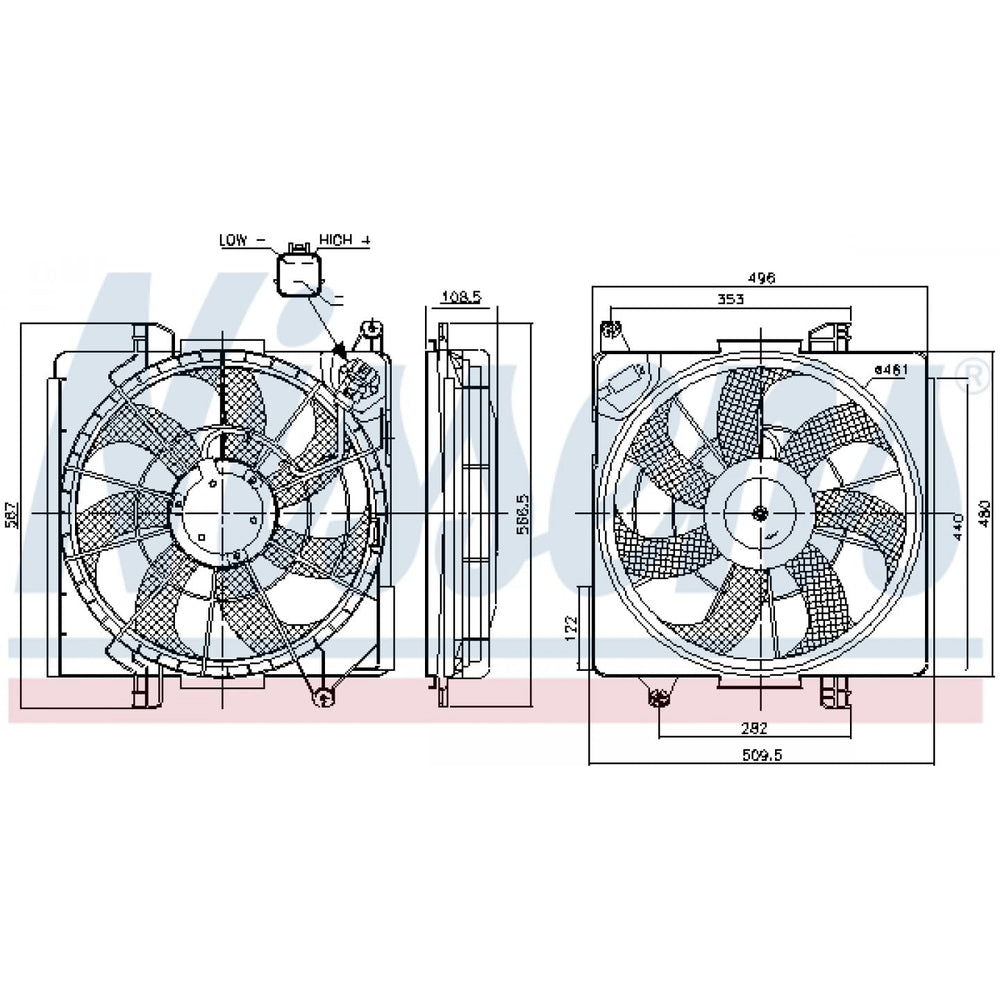 Engine Cooling Fan Assembly