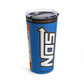 10 lb Glossy White Nitrous Bottle