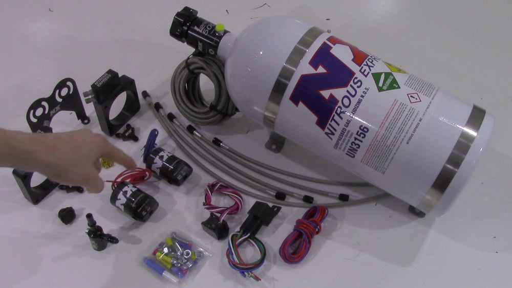 35-300hp Nitrous Oxide Injection System w/ 10lb Bottle
