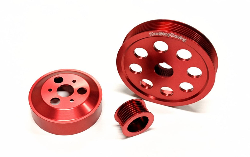 Crankshaft Alternator Water Pump Pulley Kit