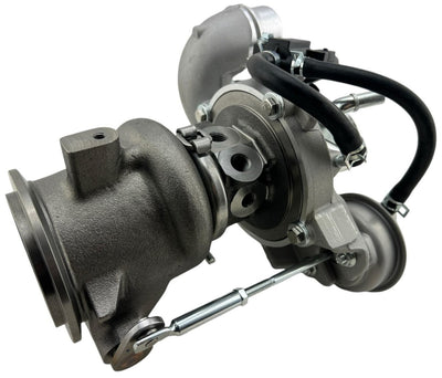 Turbocharger Assembly with Billet Compressor Wheel