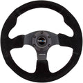 NRG Reinforced Steering Wheel (320mm) Suede w/Black Stitch