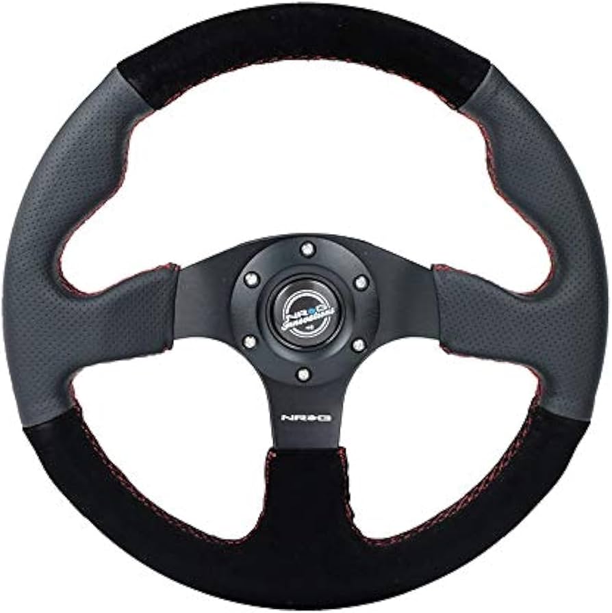 RST-012R 320mm Leather Steering Wheel
