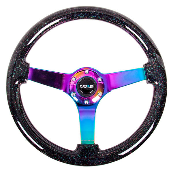350mm Deep Dish Wood Grain Steering Wheel