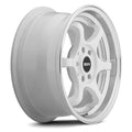 NS1202 15x7 Alloy Wheel, White w/ Machined Lip