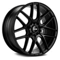 NS1502 18x8 +38 5x114.3/5x120 Matte Black Mesh 7-Spoke Wheel