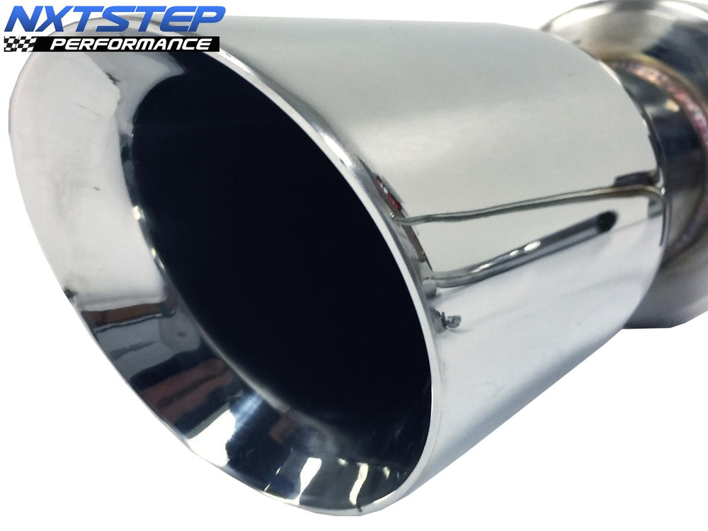 4-Inch T304 Stainless Steel Axle-Back Exhaust