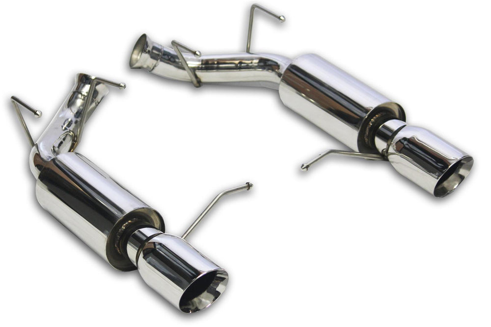 Stainless Steel Axle-Back Exhaust with 4-Inch Dual-Walled Tips
