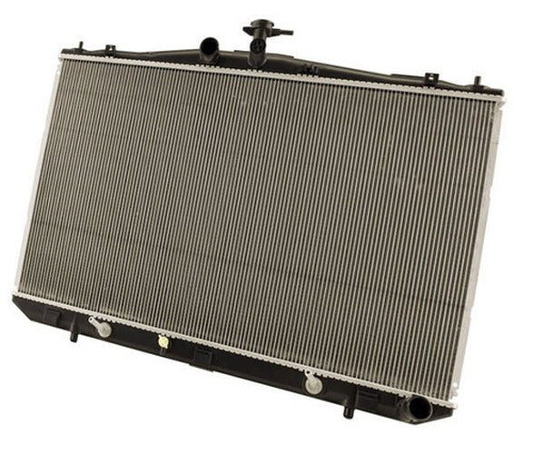 Aluminum and Plastic Radiator with Integrated Transmission