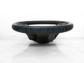 Leather Steering Wheel with Red Stitching