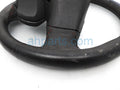 Leather Steering Wheel with Red Stitching