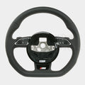 S-Line 3-Spoke Flat-Bottom Steering Wheel