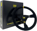 WRC Black Suede Racing Steering Wheel