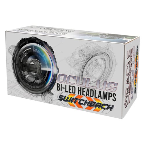 Oculus Bi-LED Projector Headlights with Switchback Halo