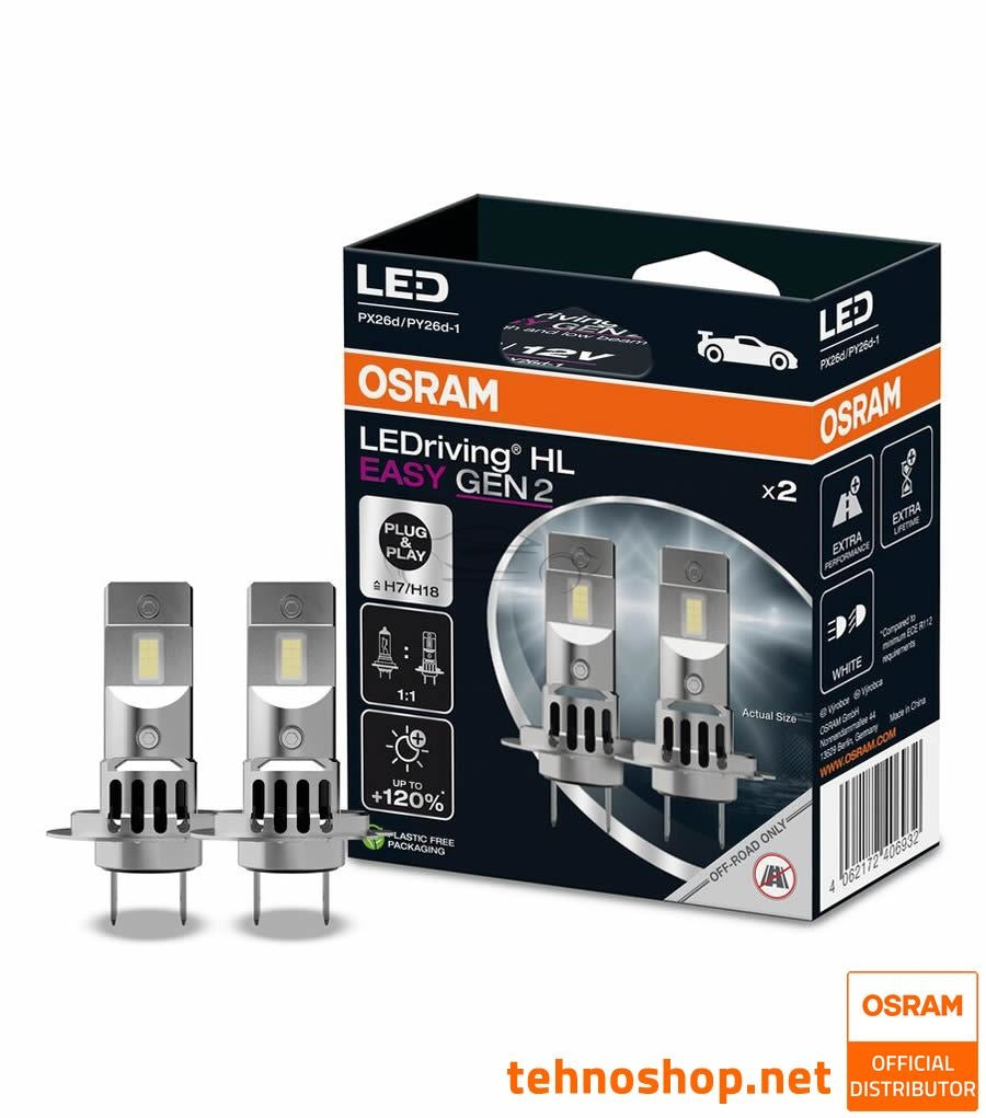 LEDriving HL EASY Gen2 H7/H18 LED Headlight Bulb