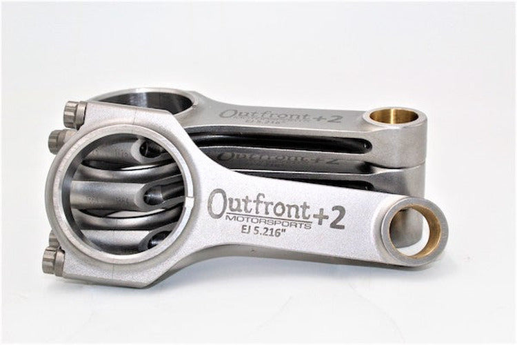 H-Beam Connecting Rods w/ ARP2000 Bolts, 2mm Long